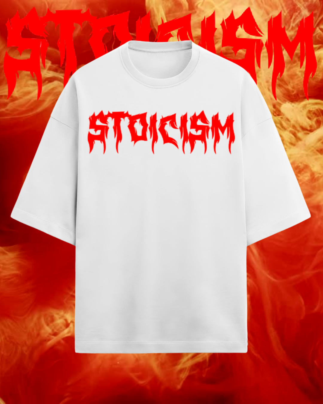 Stoic Spartan - Terry Oversized Tee - Image 1